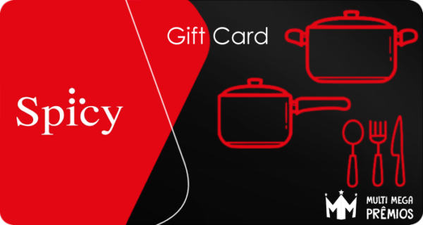 Cartão Presente Spicy Cartão Presente Spicy