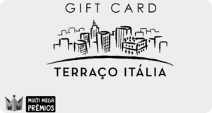 Cartão Presente Terraço Itália - Crédito