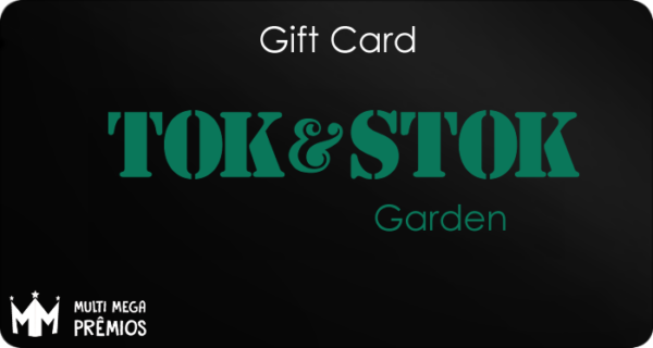 Cartão Vale Presente Tok&Stok Garden