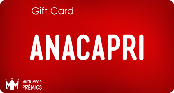 Cartão Presente Anacapri