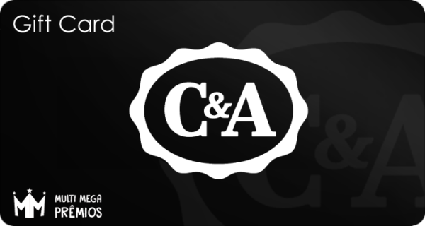 Cartão Presente C&A Black Cartão Presente C&A Black