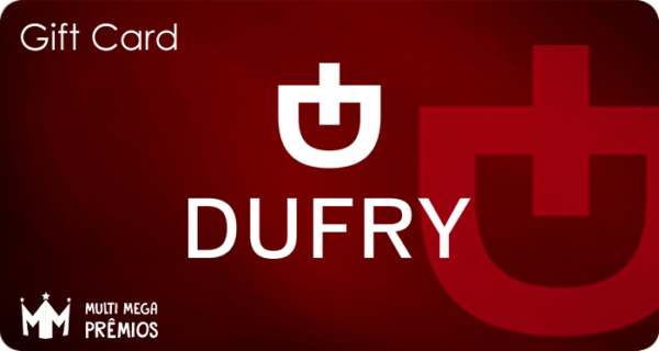 Cartão Presente Dufry Cartão Presente Dufry