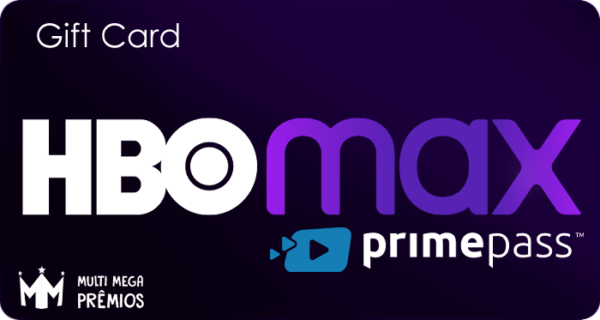 Cartão Presente Prime Pass HBO - Paramount Stand Alone