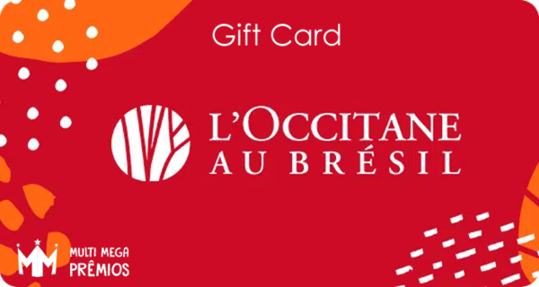 Cartão Presente L`occitane Em Provence