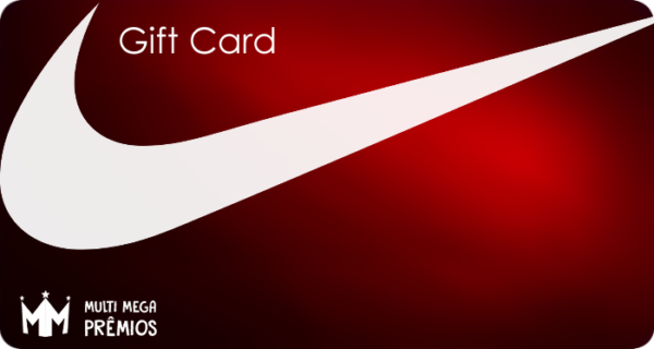 Cartão Vale Presente Nike