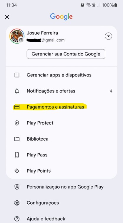 Como ativar o cartão presente google play store