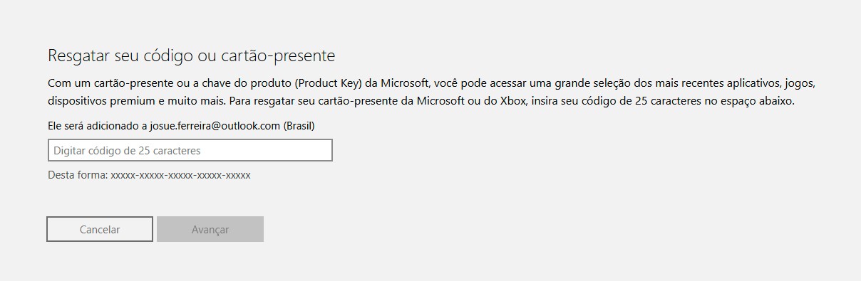 como ativar o cartão presente xbox live