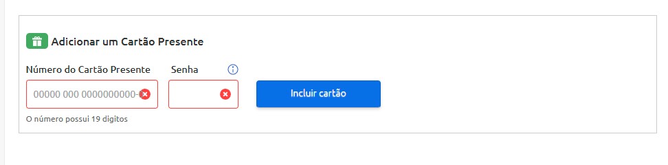 como resgatar o cartão vale presente carrefour passo 2